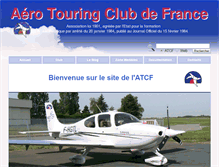 Tablet Screenshot of aeroclub-atcf.com